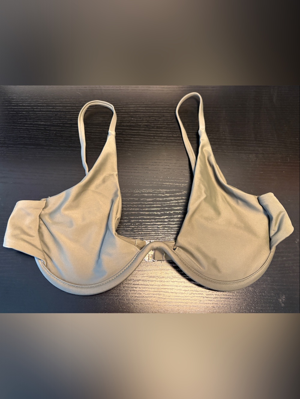Zaful Olive Underwire Bikini Top